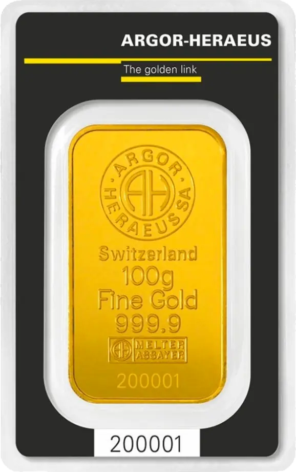 Lingou Argor-Heraeus 100g Minted