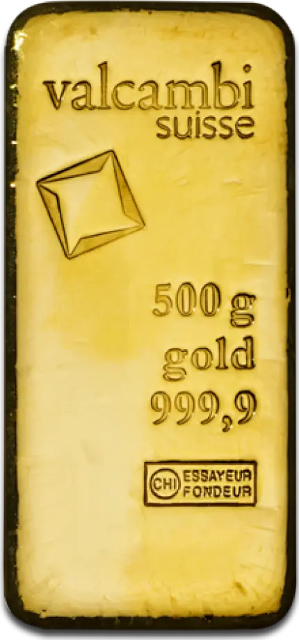 Lingou Aur Valcambi 500 g Casted