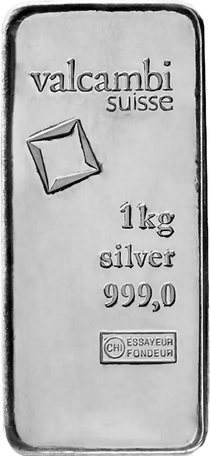 Lingou Argint Valcambi 1 kg