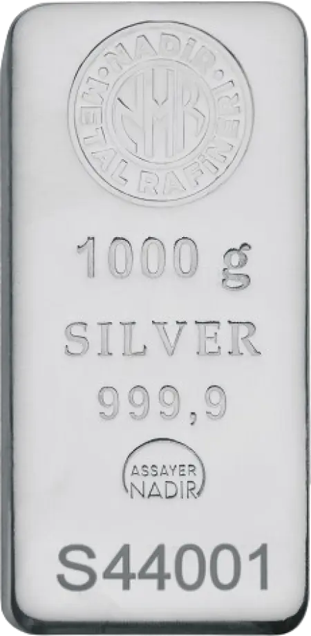 Lingou Argint Nadir Metal Rafineri 1 kg