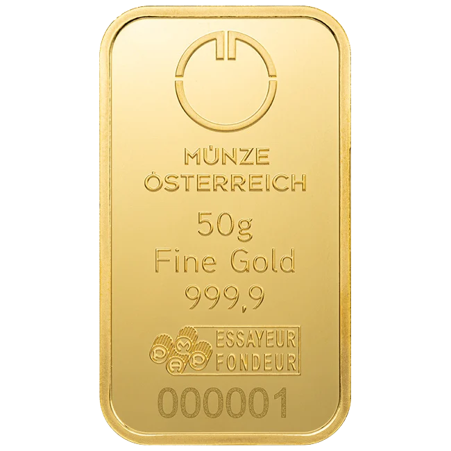 Lingou Aur Austrian Mint 50 g