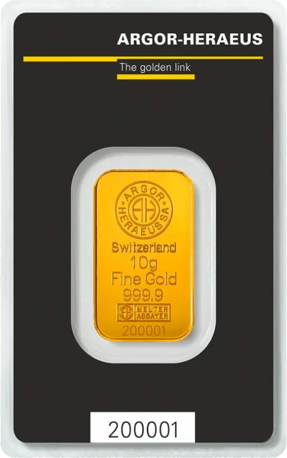 Lingou Aur Argor-Heraeus  10 g