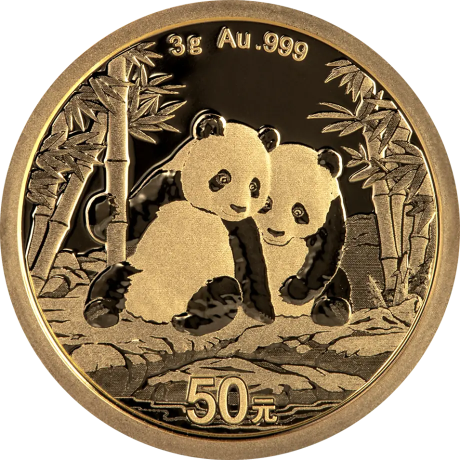 Monedă Aur  China Panda 2026  3 g