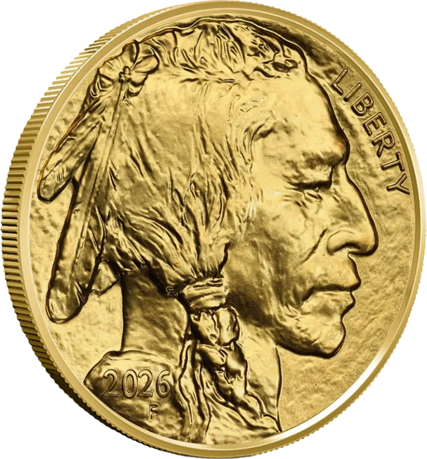 Monedă Aur American Buffalo 2026 din aur pur 1 oz